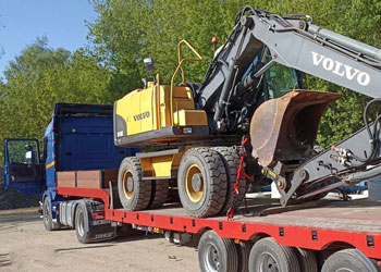 Nitro Sław - Usługi transportowe lawetą niskopodwoziową